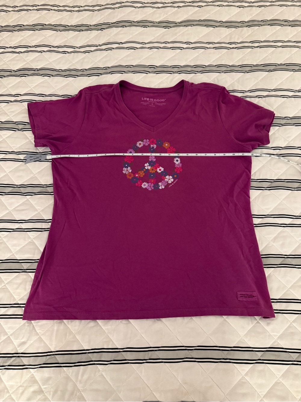 Life is Good Crusher-Lite Women's L Blue, Pink & Purple Shirt Set of 3 EUC Soft - Picture 9 of 16